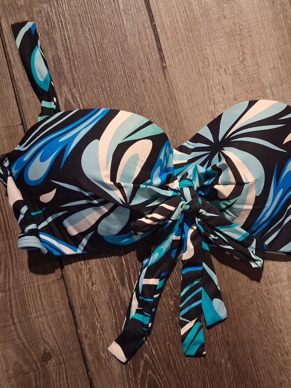 NWT Coco Reef 5 way underwire bra size 36/38DD cup Tropical Wave